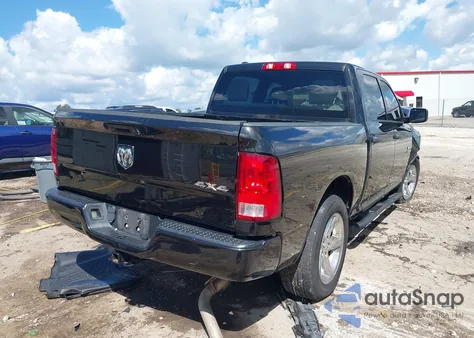 2018 Ram 1500 Express 4X4 5'7 Box from USA, damaged, VIN 1C6RR7KT8JS222764